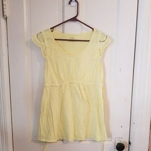 Maternity top, short sleeve